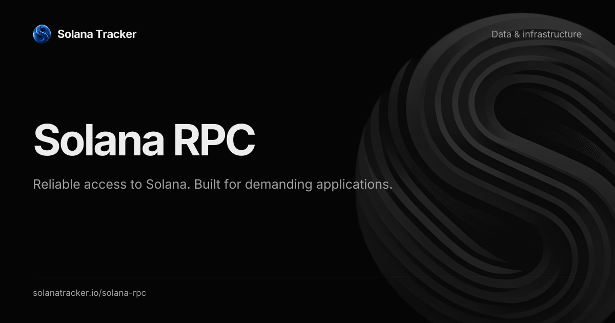 Solana RPC | Fast Nodes & Shredstream